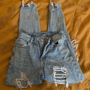 AE Ripped Mom Jeans